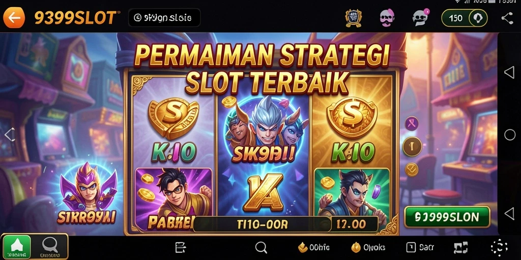 Tampilan gameplay seru dan penuh strategi di 9399SLOT.