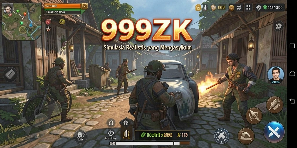 Tangkapan layar memperlihatkan gameplay mendalam dan interaksi dalam game Simulation.