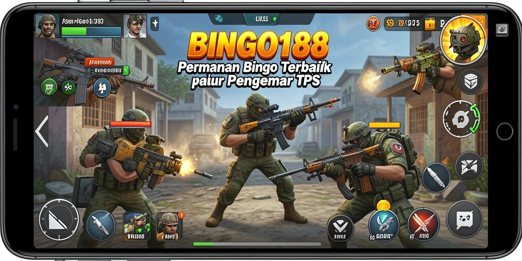 Tampilan screenshot BINGO188 yang menampilkan serunya gameplay TPS.