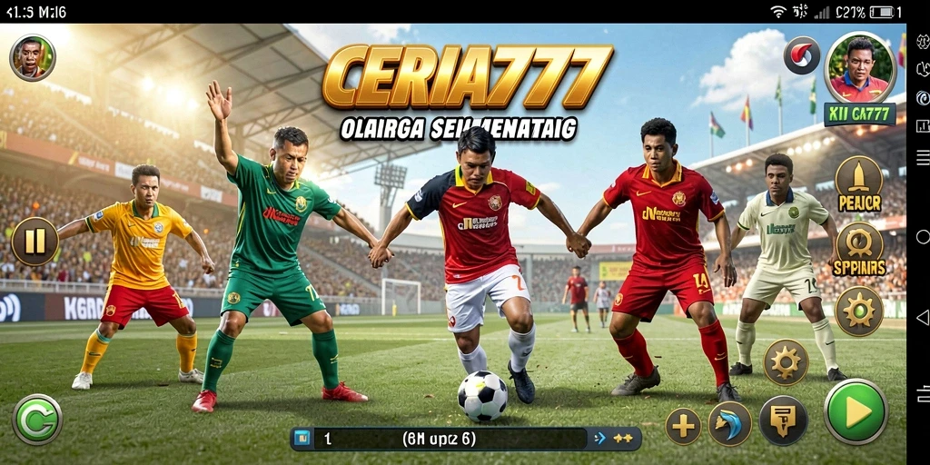 Gameplay seru dari CERIA777 dengan aksi olahraga menegangkan.