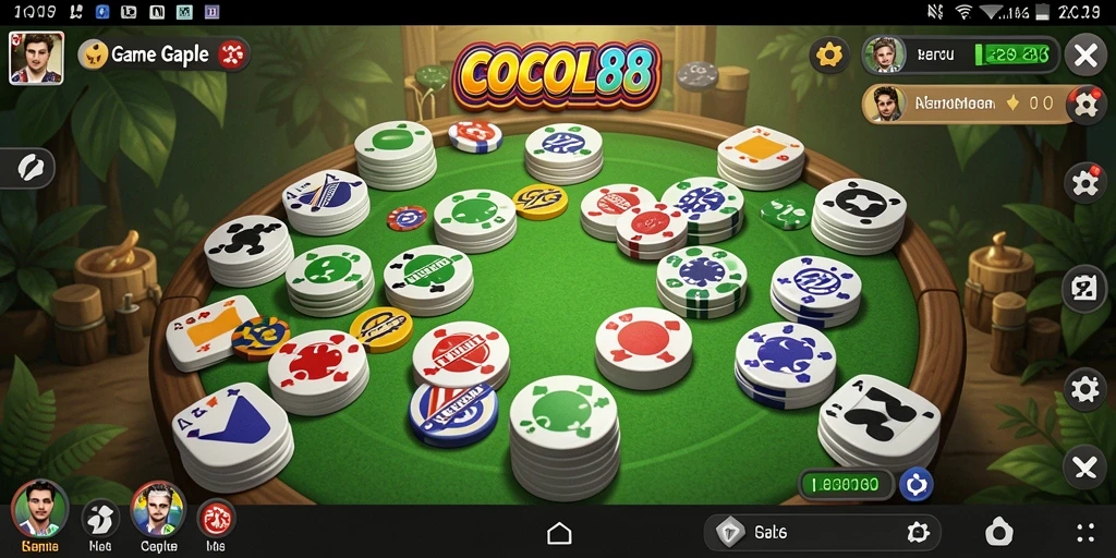 Tampilan gameplay seru di COCOL88 dengan teman-teman.