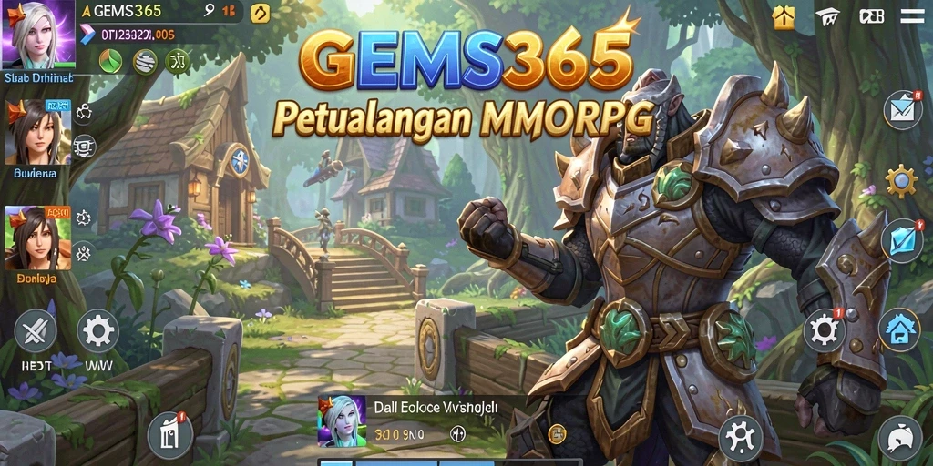Tampilan gameplay GEMS365 yang menarik dan seru.