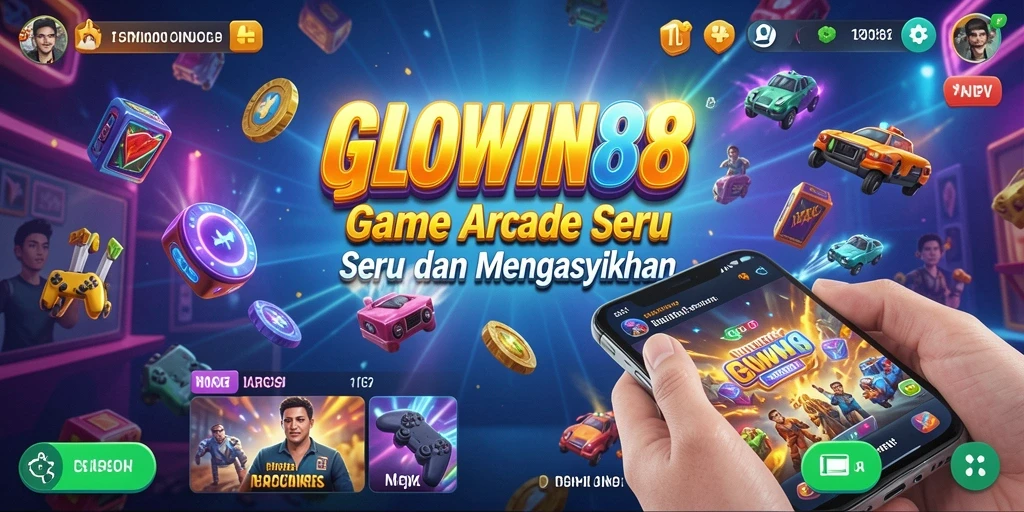 Tampilan menarik dari gameplay seru GLOWIN88.