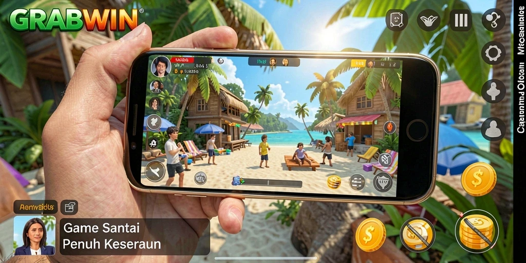 Tampilan menarik dari gameplay <strong>GRABWIN</strong> yang mengasyikkan.