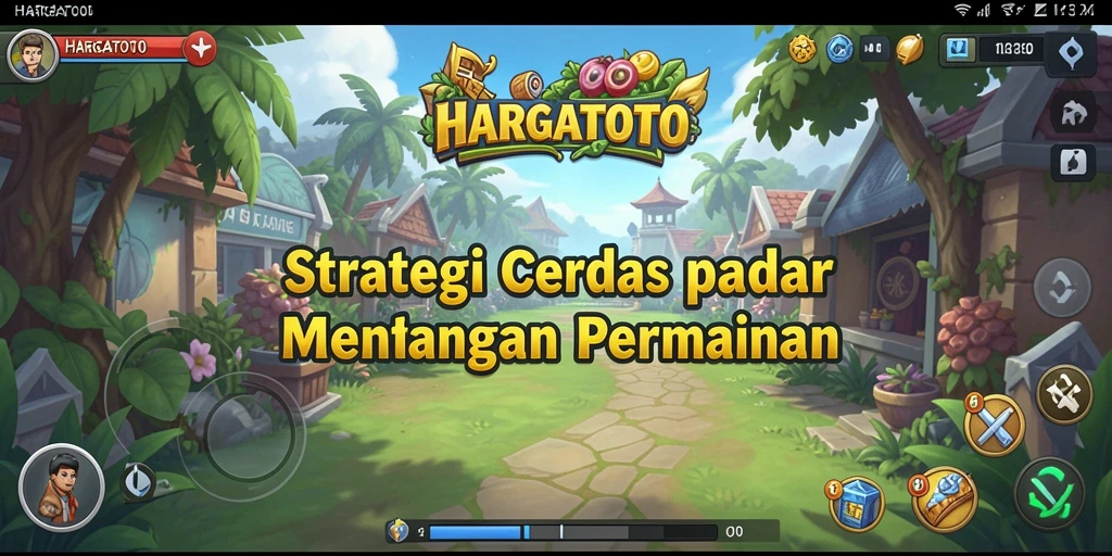 Tampilan gameplay HARGATOTO dengan aksi strategi yang mendebarkan.