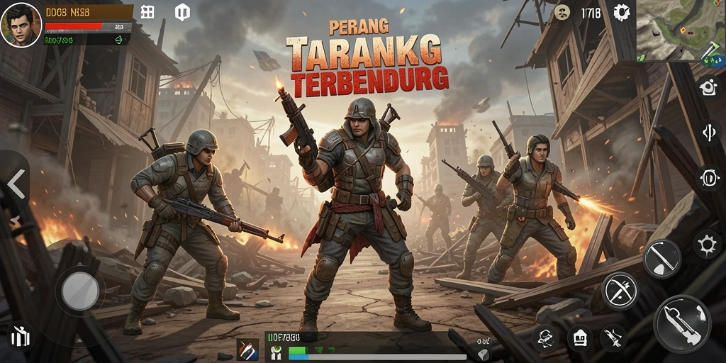 Tampilan gameplay seru dari ID6788 yang menampilkan aksi bertarung.