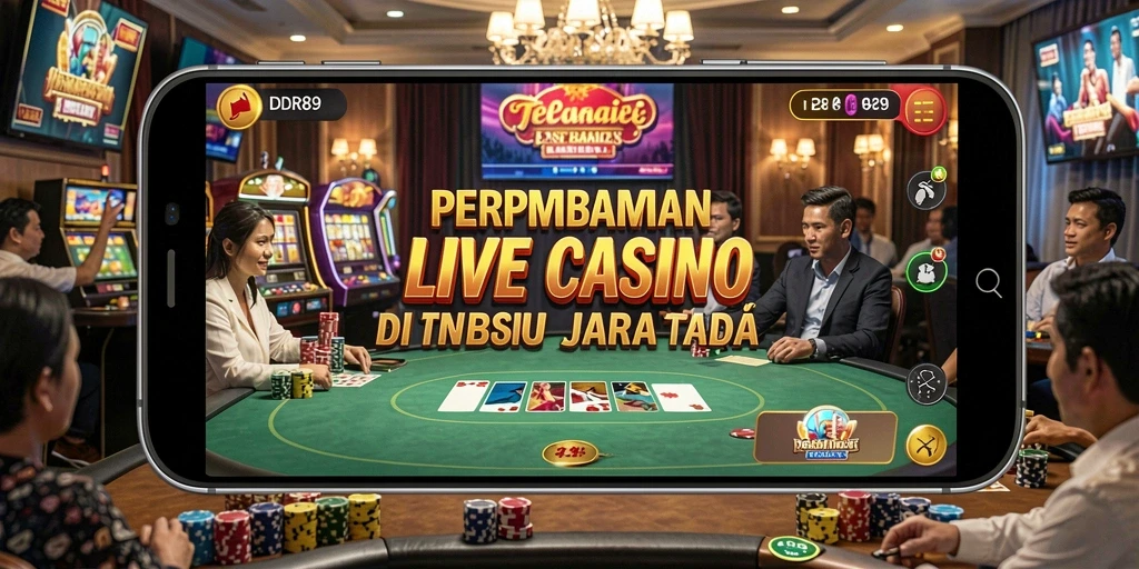 Tampilan gameplay Live Casino yang menarik dan interaktif di IDR89.