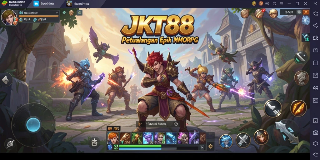 Gameplay JKT88 yang menegangkan di dunia MMORPG yang luas.