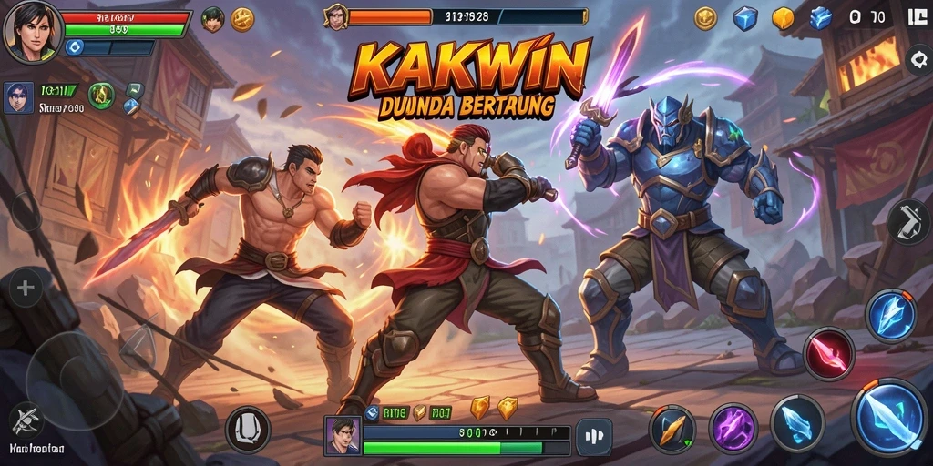 Tampilan gameplay KAKWIN yang penuh aksi dan tantangan.