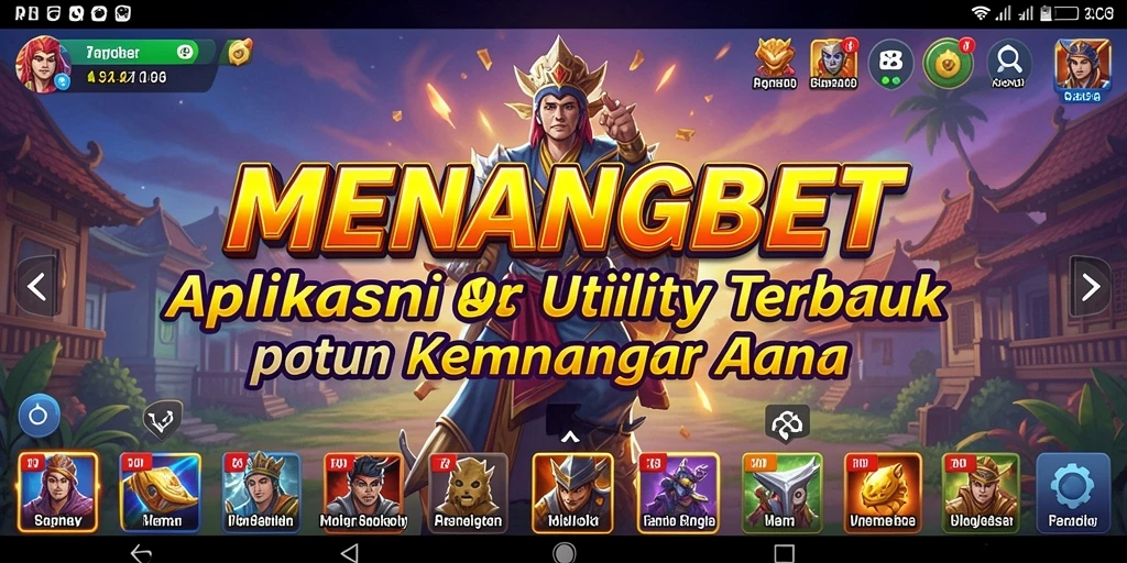 Tampilan aplikasi MENANGBET dengan fitur analisis yang menarik.