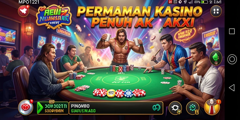 Tampilan menakjubkan dari gameplay Kasino MPO1221.