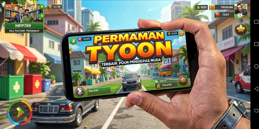 Tampilan gameplay Tycoon yang menarik dan penuh strategi.