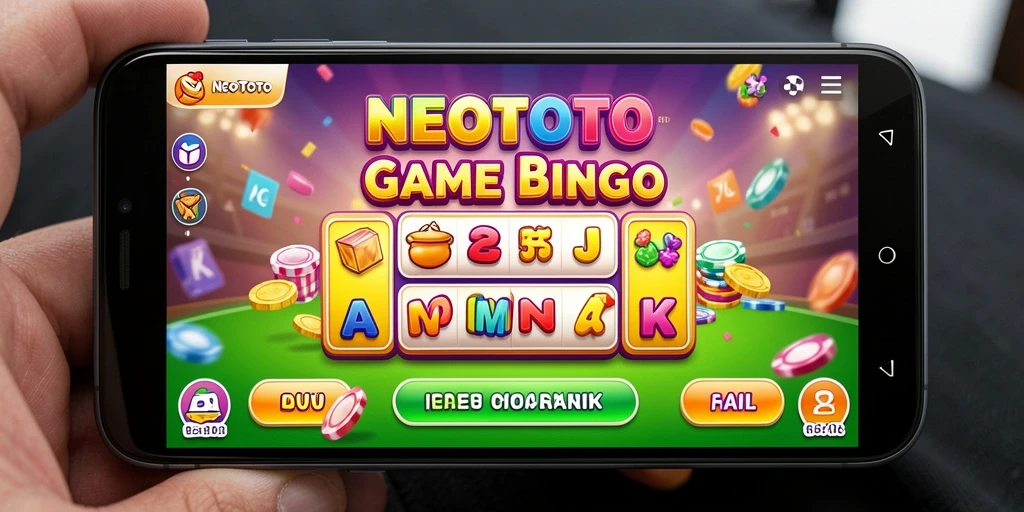 Screenshot gameplay NEOTOTO menampilkan suasana seru permainan Bingo.