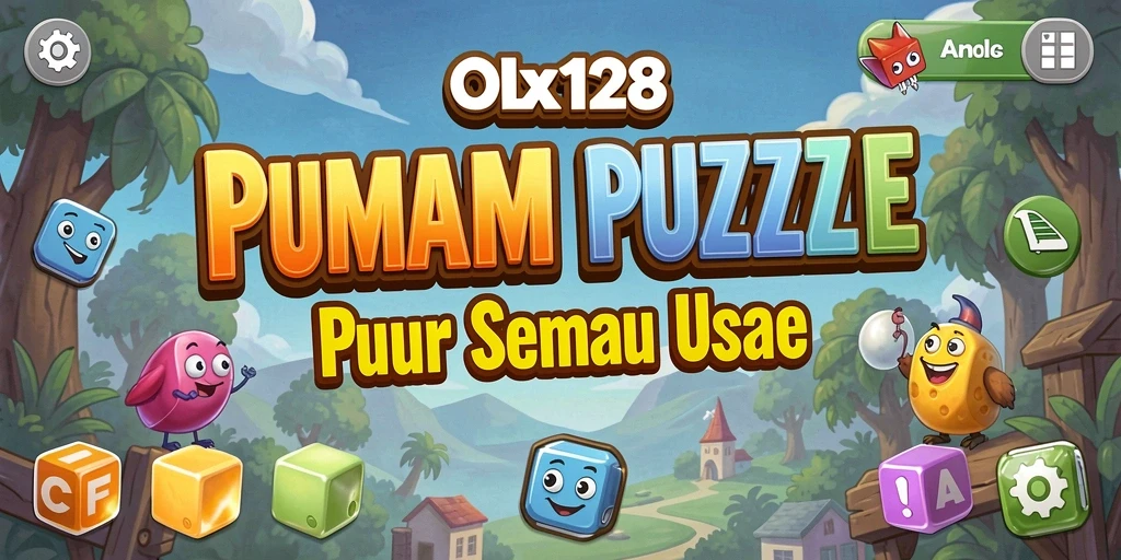 Tampilan gameplay seru dan menantang dari OLX128 Puzzle.