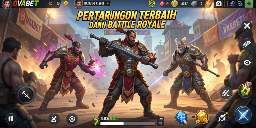 Tangkapan layar gameplay OVABET menampilkan aksi pertarungan yang mendebarkan.