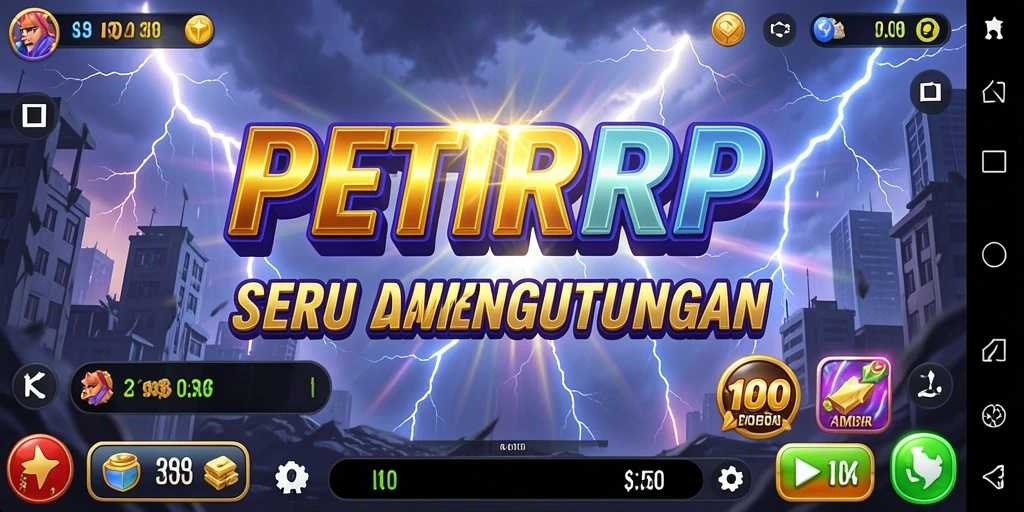 Tampilan gameplay seru dari PETIRRP yang penuh dengan petualangan Slot.