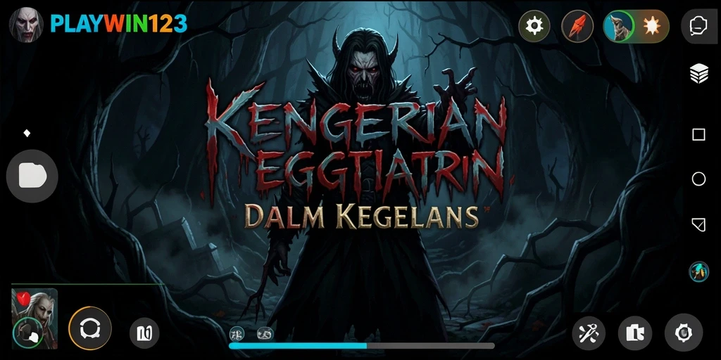 Screenshot gameplay menunjukkan momen menegangkan dalam PLAYWIN123.