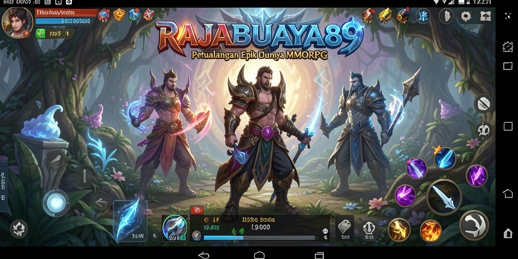 Screenshot RAJABUAYA89 menampilkan aksi seru dalam pertempuran MMORPG.