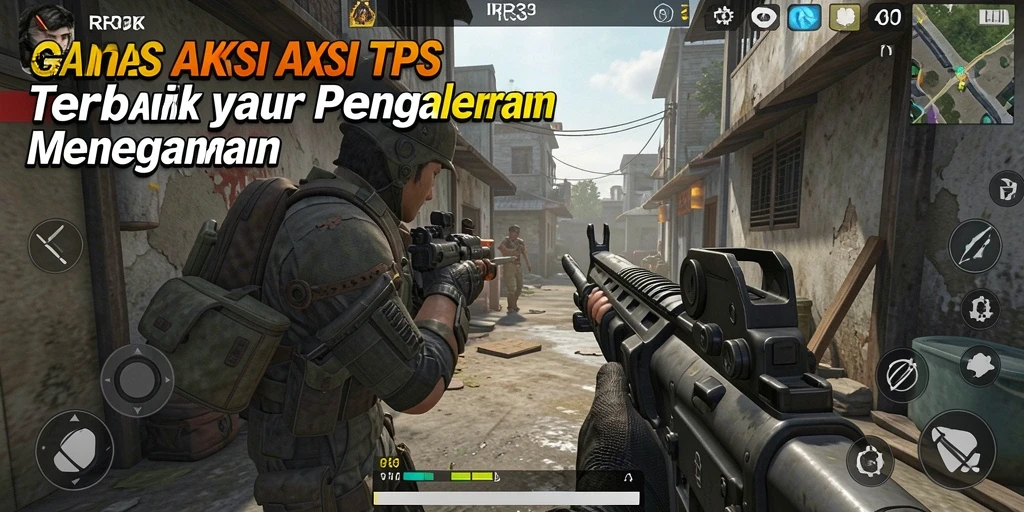 Screenshot menampilkan aksi seru dalam permainan TPS RR33.