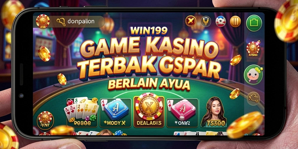 Screenshot utama WIN199 menampilkan gameplay Kasino yang seru.